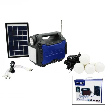 3IN1 - SOLAR 2İN1 SABİT EL FENERİ - RADYO - MP3 BLUETOOTH - USB/ TF PORT - 4 PARÇA  AMPUL KABLOLU - POWERBANK (5124)