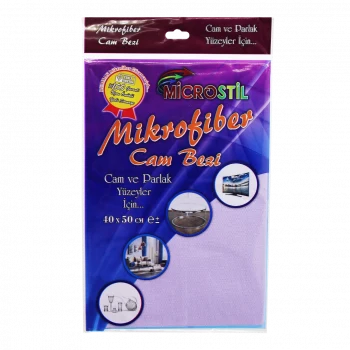 40X50CM MİKROFİBER TEMİZLİK CAM BEZİ (5124)