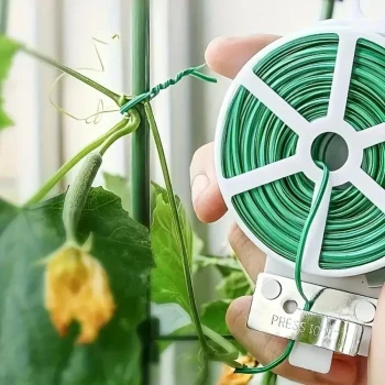 50 Metre Kendiliğinden Kesici Bıçaklı Bitki Saksı Kablo Sabitleme Teli (5124)