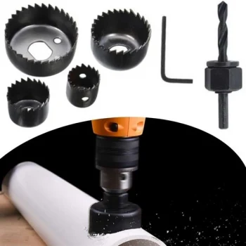 6 Parça Demir Ahşap Alçıpan Delme Buat Açma Seti (5124)