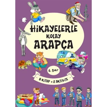 6. Sınıf Hikayelerle Kolay Arapça (8 Kitap + 2 Aktivite)