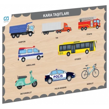 675 CAAHS-3200 CA GAMES AHŞAP KARA TAŞITLARI BUL-TAK
