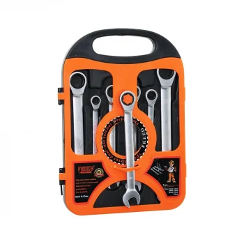 7 PCS CIRCIR KOMBİNE ANAHTAR SETİ 8-10-12-13-14-17-19MMPLASTİK TAŞIMA ÇANTALI (5124)