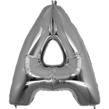 A Harf Folyo Balon Gümüş Renk  40 inç (5124)