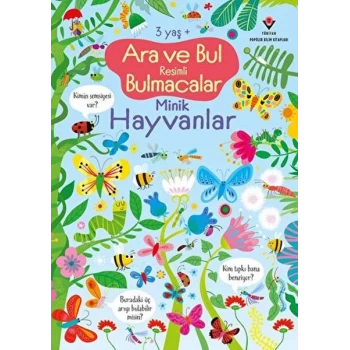 Ara ve Bul Resimli Bulmacalar Minik Hayvanlar