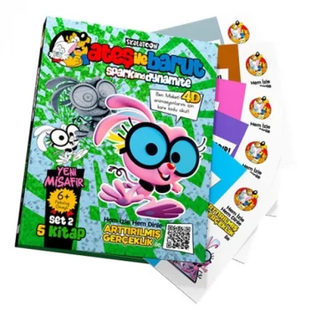 Ateş İle Barut Yeni Misafir Ar (4D) Animasyonlu Kitap Set 2