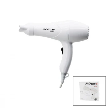 AWOX ALİZE  BEYAZ  SAÇ KURUTMA - FÖN MAKİNESİ  + DAR ŞEKİLLENDİRİCİ BAŞLIK   2 KADEME ISI AYARI   1200W (5124)