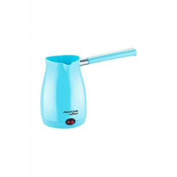 AWOX CAFFEEN  MAVİ  ELEKTRİKLİ CEZVE  TÜRK KAHVESİ  MAKİNESİ  PLASTİK   ÇİFT AĞIZ   0.4LT - 5 FİNCAN   1000W (5124)