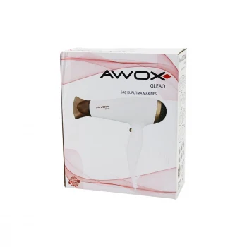 AWOX GLEAO  SİYAH  SAÇ KURUTMA - FÖN MAKİNESİ  SOĞUK ÜFLEME   2 KADEME FAN - 3 KADEME SICAKLIK   1700-2000W (5124)