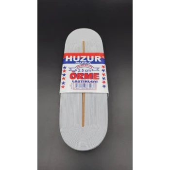 BEYAZ - 2.5CM PAÇA LASTİK GENİŞ 10MT. (5124)