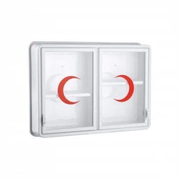 CAM 2 KAPAKLI ECZA DOLABI 35x49x10 cm (5124)