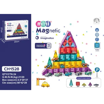 CH1528 3.75CM Mini Magnetic Blok 93 PCS