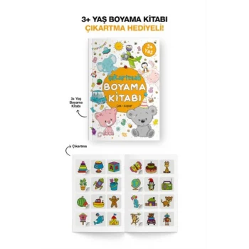 Çıkartmalı Boyama Kitabı  3 Yaş +