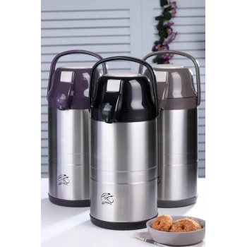 CKR-2008 3.5LT  POMPALI ÇELİK TERMOS (5124)