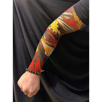 Çorap Dövme Giyilebilir Kol Bacak Dövmesi Likralı 2 Adet Model 25 (5124)