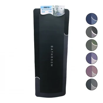 DİKDÖRTGEN - MAT RENKLER   38X98CM   SU EMİCİ - SİHİRLİ  BANYO PASPASI  ELASTİK (5124)