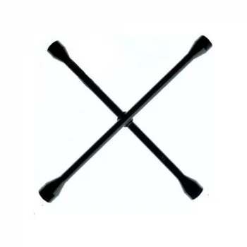 Dörtlü Bijon Anahtarı Krom Çelik Tam Profesyonel Lokmalı Bijon Tüm Araçlar İçindir (5124)