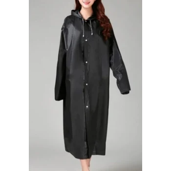 EVA SİYAH PARDESÜ YAĞMURLUK (5124)