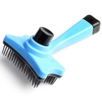 Evcil Hayvan Kedi Köpek Tüy Toplayıcı Otomatik Tuşlu Pet Tarak (5124)