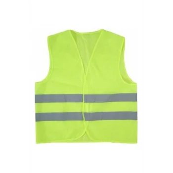 FOSFORLU YEŞİL SARI İKAZ YELEK (5124)