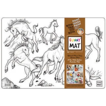 Funny Mat -  Atlar 33,5x48cm