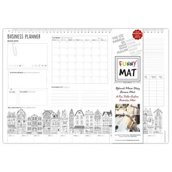 Funny Mat - Çalışma Masam (Business Planer - Küçük Boy) - 33,5x48cm
