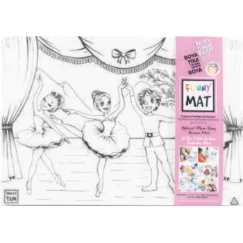 Funny Mat - Prens İle Prenses Ve Dansçılar 33,5 x 48 cm