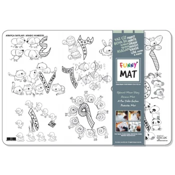 Funny Mat - Sayılar - Arapça 33,5x48cm