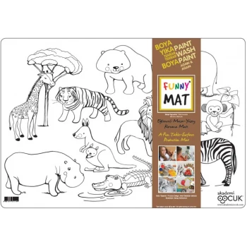 Funny Mat - Vahşi Hayvanlar 33,5x48cm