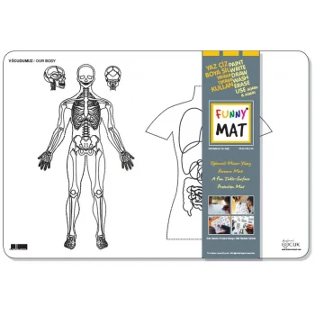 Funny Mat - Vucudumuz 33,5x48cm