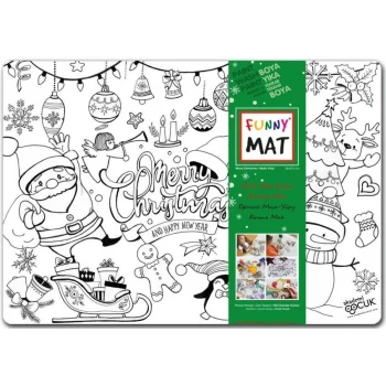 Funny Mat - Yeni Yıl - 33,5x48cm