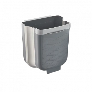 GRİ KATLANABİLİR MUTFAK ÇÖP KOVASI 6LT (5124)