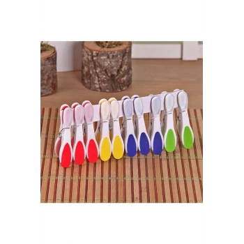 İz Bırakmayan Silikon Mandal 10 lu (5124)