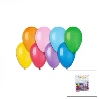 KLASİK RENKLİ BALON 7 İNÇ - 19CM - 100PCS (5124)