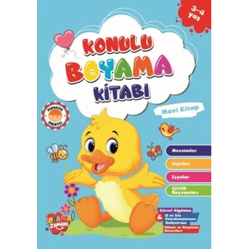 Konulu Boyama - MaviKitap (3-4 Yaş)