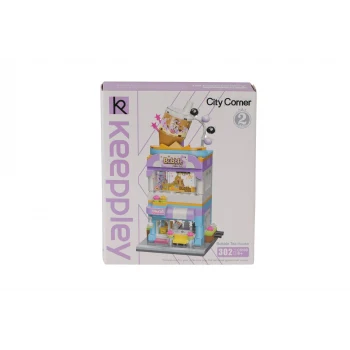KP0108 KEEPPLEY BUBBLE TEA KAFE 302 PARÇA BLOCK OYUNCAK