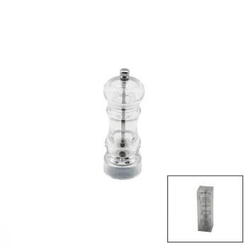 KÜÇÜK   ŞEFFAF MİKA KRİSTAL PLASTİK  BAHARAT ÖĞÜTÜCÜ (5124)