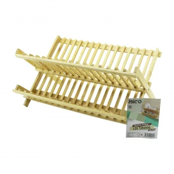 LÜX AHŞAP BAMBU BULAŞIK - TABAKLIK TEZGAH ÜSTÜ 46X33CM (5124)