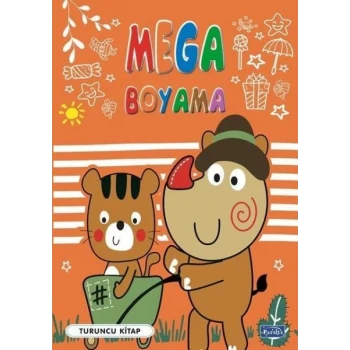 Mega Boyama Turuncu Kitap