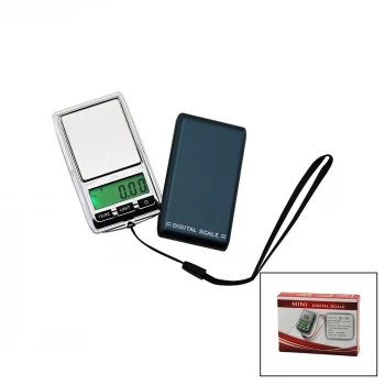 MINI DIGITAL SCALE MİNİ = 4.5X7.5CM HASSAS TARTI - TERAZİ 200GR / 0.01GR PİLLİ=1 X CR2032 (5124)