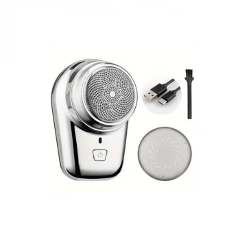 Mini Shaver Sıfır Sakal Taşınabilir Şarjlı Tıraş Makinesi IPX6 Korumalı  (5124)