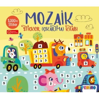 Mozaik Sticker Çıkartma Kitabı - Sarı