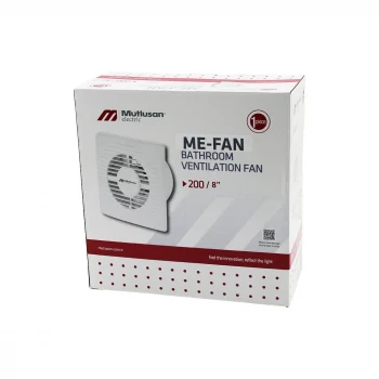 MUTLUSAN-001 211 000 200 00 00 ME-FAN 2008 İNÇ BANYO TUVALET HAVALANDIRMA ASPİRATÖRÜ 40W1000RPM200M3/H (5124)