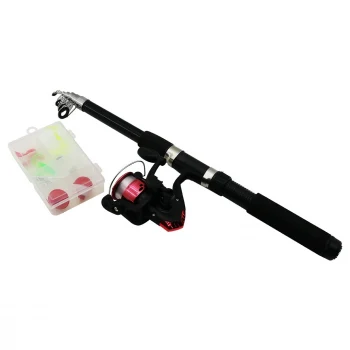 OLTA SETİ TAKIMI ORTA BOY ÇANTALI 2.10MT. TELESKOPİK KAMIŞ - OLTA MAKİNESİ - AKSESUAR KUTUSU (5124)