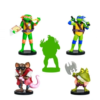 PMI NT2040 Ninja Turtles Toppeez 5li Figür Set Asorti