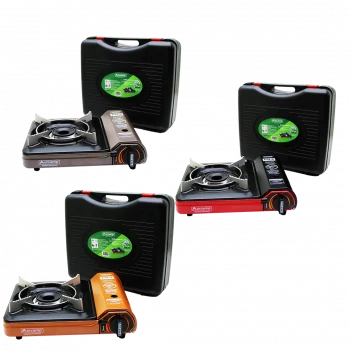 PRO PORTATİF KAMP OCAK PLS.ÇANTALI - GAZ STOP EMN.- RÜZGARLIK (5124)