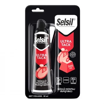SELSİL MONTAJ YAPIŞTIRICI BEYAZ ULTRA TACK 60ML (5124)