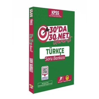 Tasarı Yayınları KPSS Türkçe 30 da 30 Net Garanti Soru Bankas