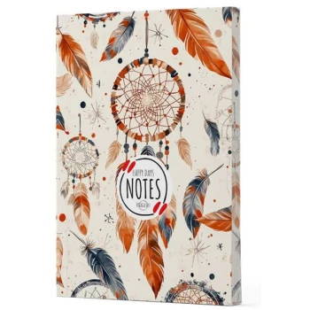 Tüy 5 - Yan Boyamalı Çizgili Defter