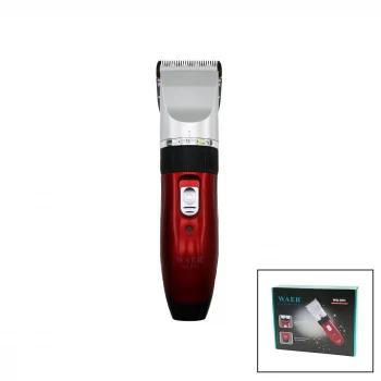 WAER WA-001 SAÇ SAKAL KESME TRAŞ MAKİNESİ ÇİFT BATARYAFİŞ ŞARJLIKESİM AYARLI BIÇAK=0.8--2.0MMR.KROM KAPLI GÖVDE (5124)